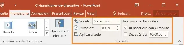 automatiza animaciones y transiciones en PowerPoint-paso 4
