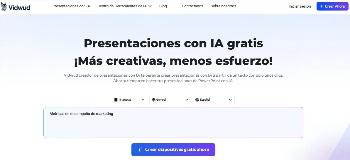 cómo crear una presentación de PowerPoint con IA online gratis-paso 1