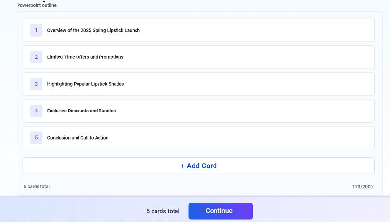 Generate PPT from Text - Step 2