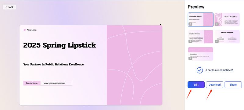 Generate PPT from Text - Step 4