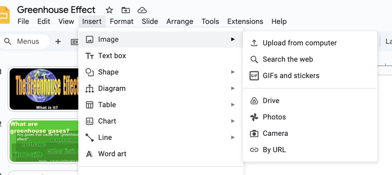 Insert Image and Text Box for Title Page