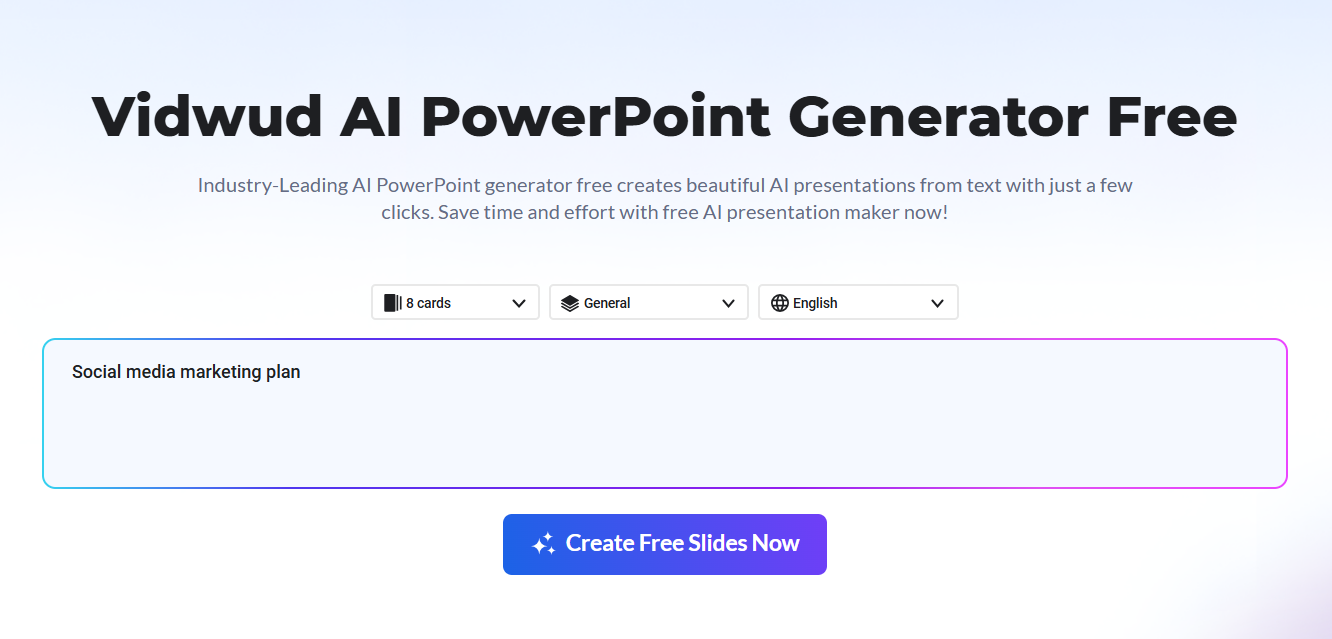 Create AI Presentation with Audio from Text 