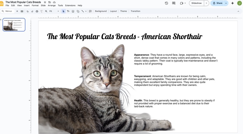 Adjust Copied Transparent Image in Google Slides