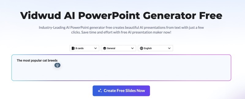 Create a Presentation with Images with AI