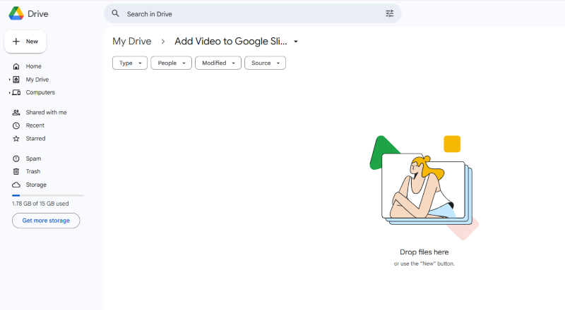 Upload Video to Google Drive