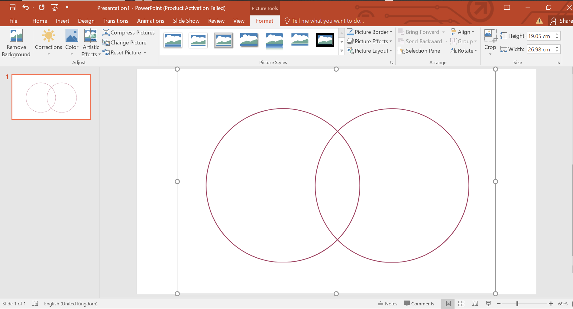 How to Make a Venn Diagram in PowerPoint from Templates - Step 3