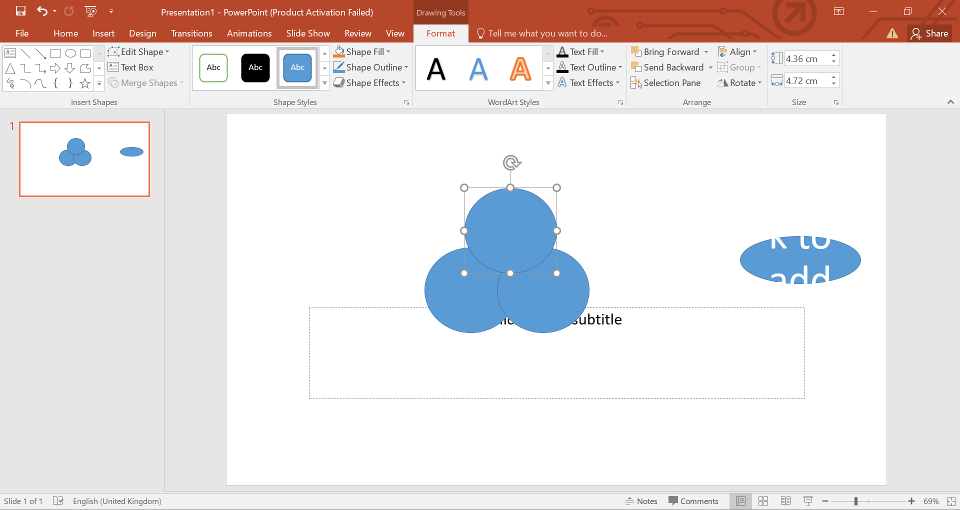 How to Make a Venn Diagram in PowerPoint Using - Step 2
