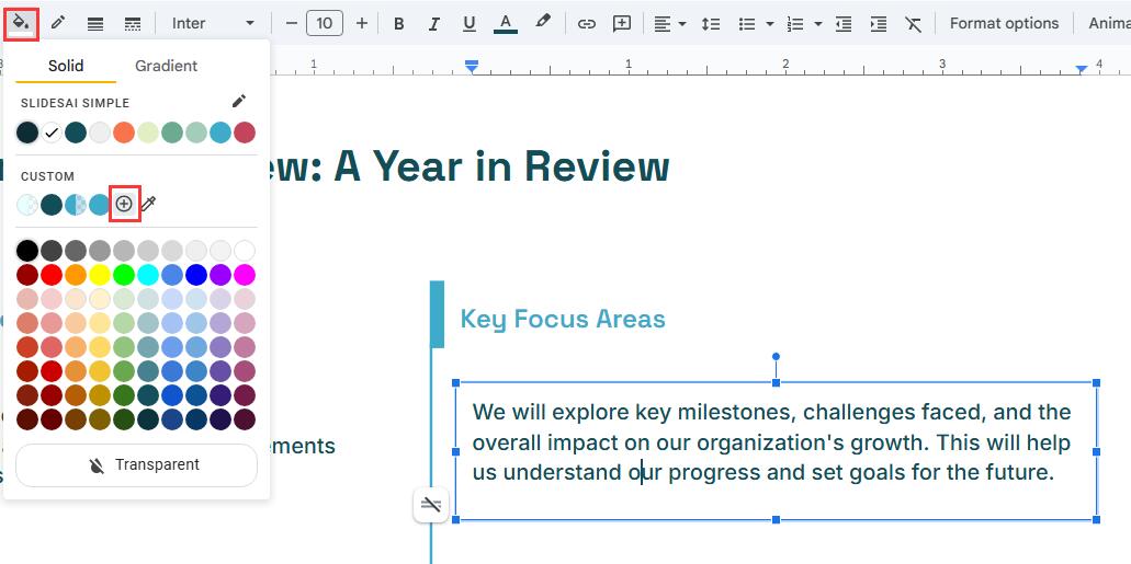 How to Change Opacity in Google Slides Text-2