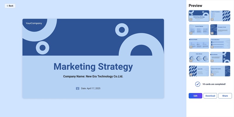 Generated PPT