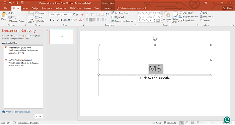 How To Add Subscript in PowerPoint 3