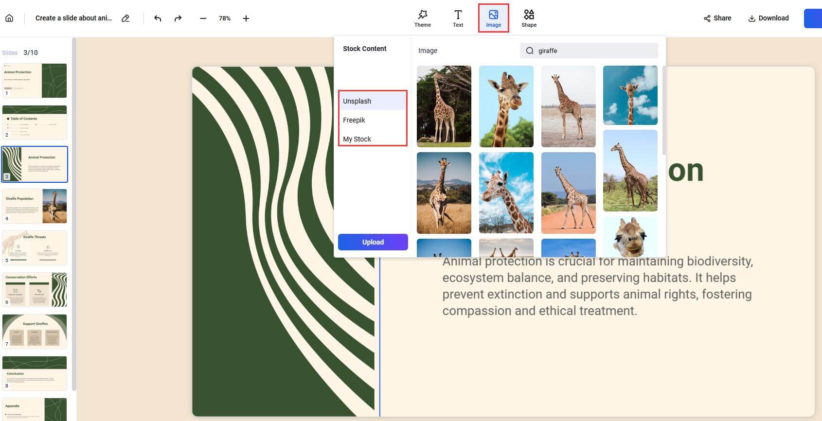 Add Picture Elements in Your Slide