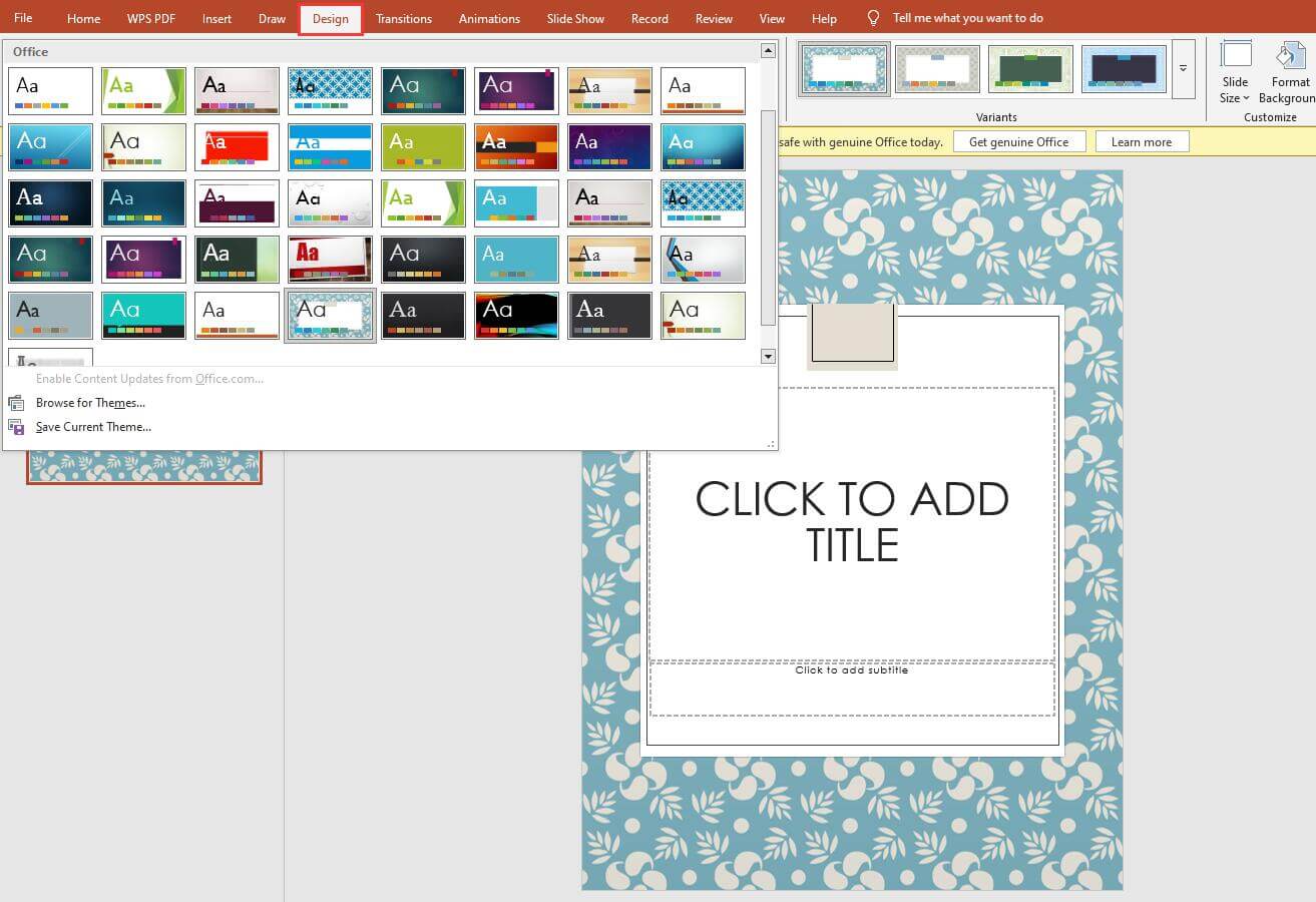 Choose from Layout Templates to Make a Poster in PowerPoint