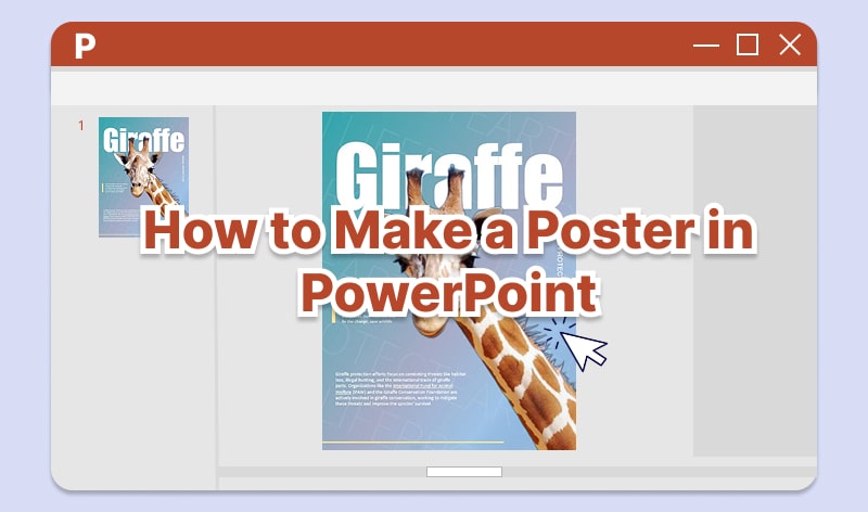 How to Make a Poster on PowerPoint