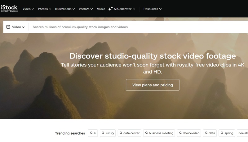 PowerPoint Video Background iStockphoto