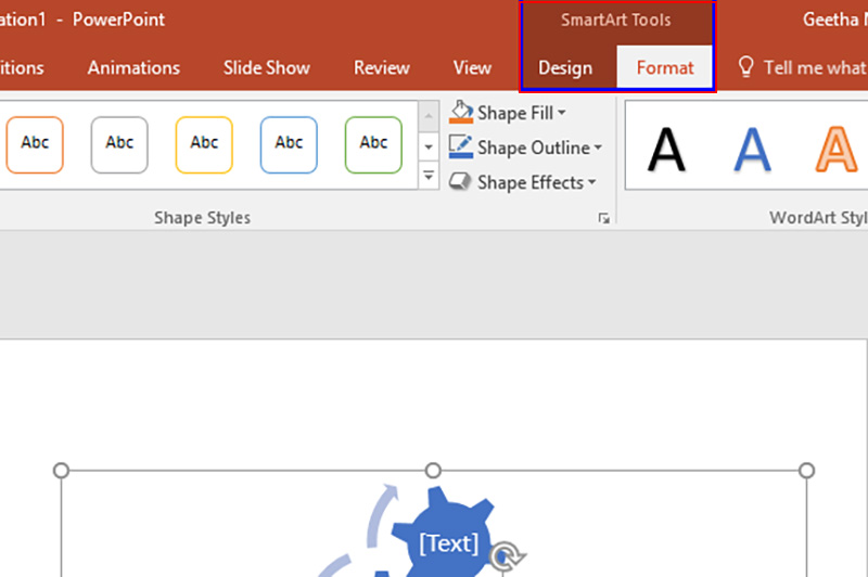 How to Edit Chart in PowerPoint Organizational Chart