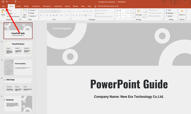 How to Print PowerPoint with Notes 1 - Start