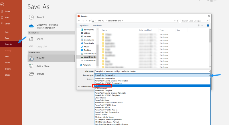 Save as PDF - How to Print PowerPoint Slides with Speaker Notes