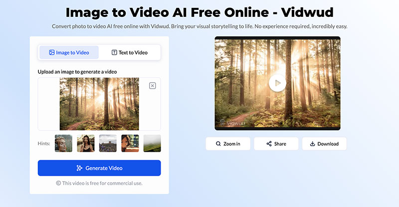 Create Pan Zoom Effect Video from Still Picture