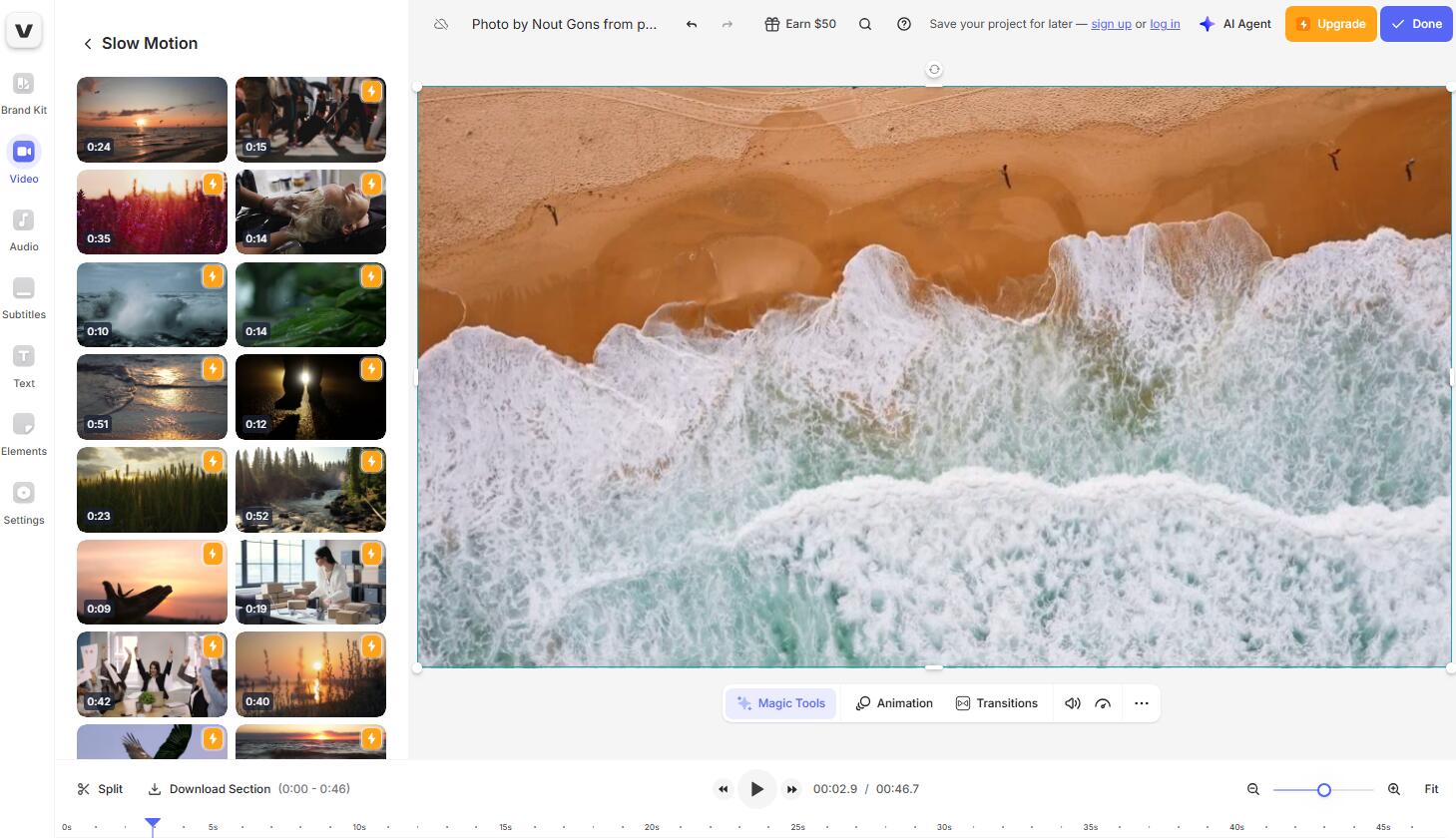 VEED AI Live Wallpaper Generator