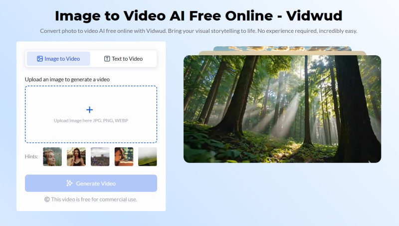 Vidwud AI Image to Video