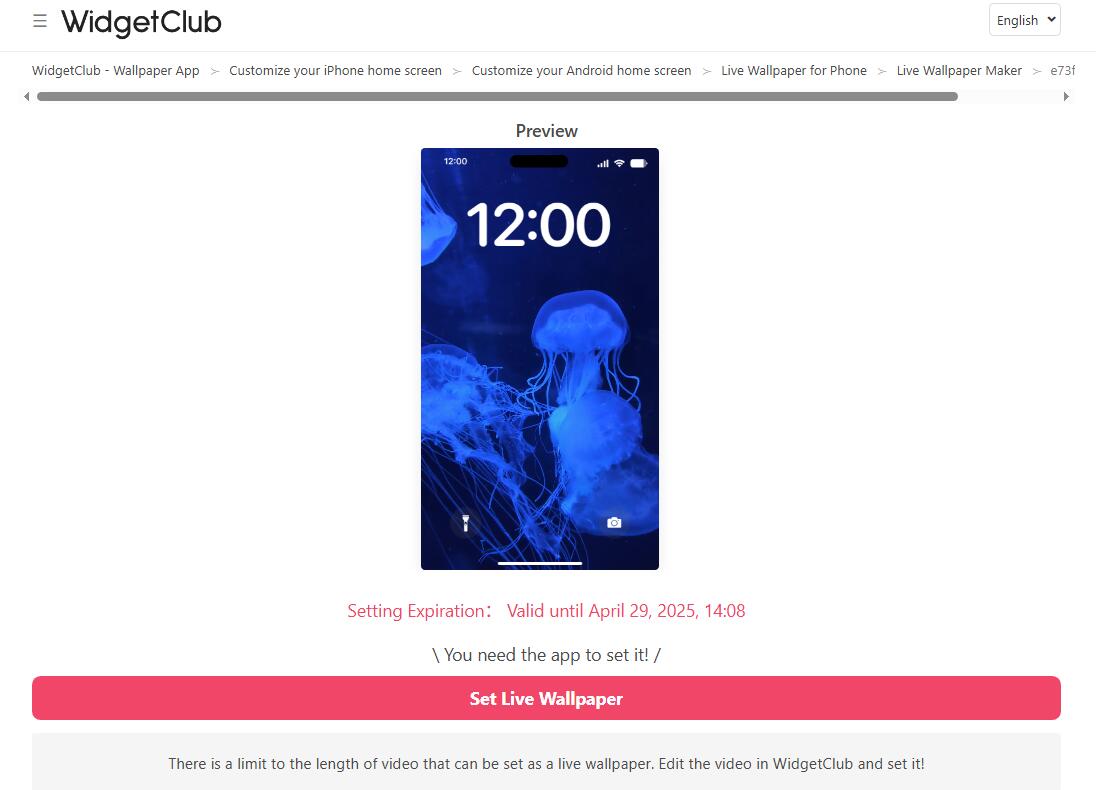 WidgetClub AI Animated Wallpaper