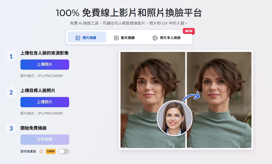 Vidwud換臉工具