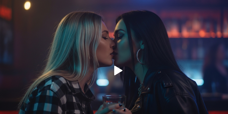 Lesbian Kissing Video