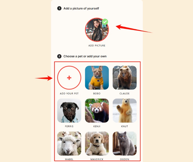 How to Perform an Animal Face Swap - Upload