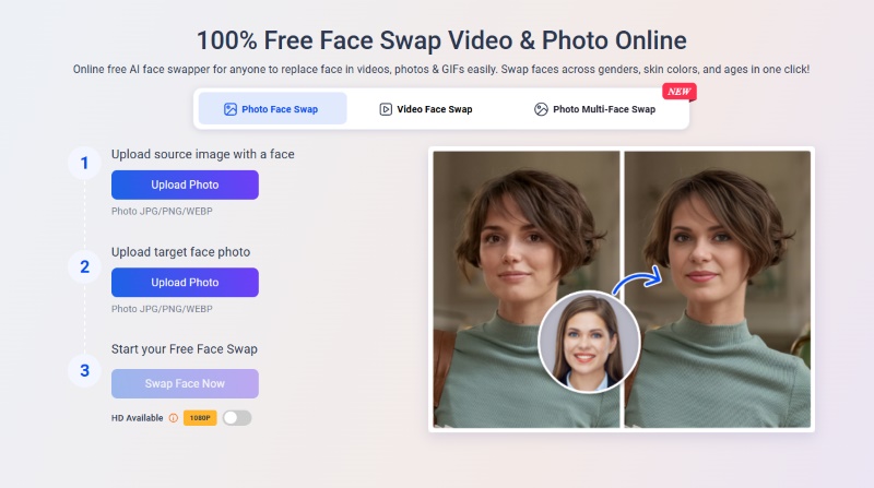 AI Face Swap Tool for All Scenes