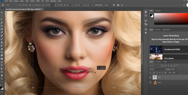 Photoshop Adjust Face Swap for PC