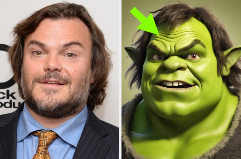 Celebrity Version of Shrek Face Swap