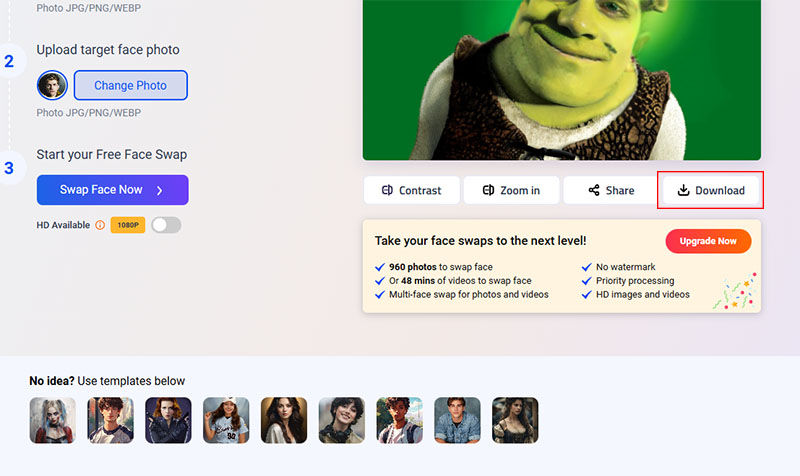 Shrek Face Swap Vidwud Download