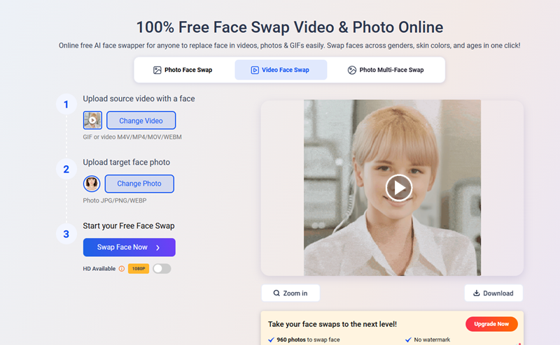 Change Face in a Kpop Video