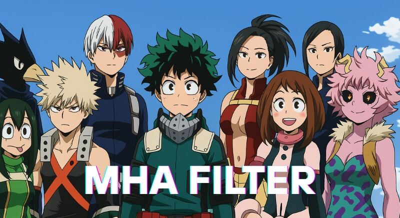 MHA Filter: How to Apply My Hero Academia Filter Online Free