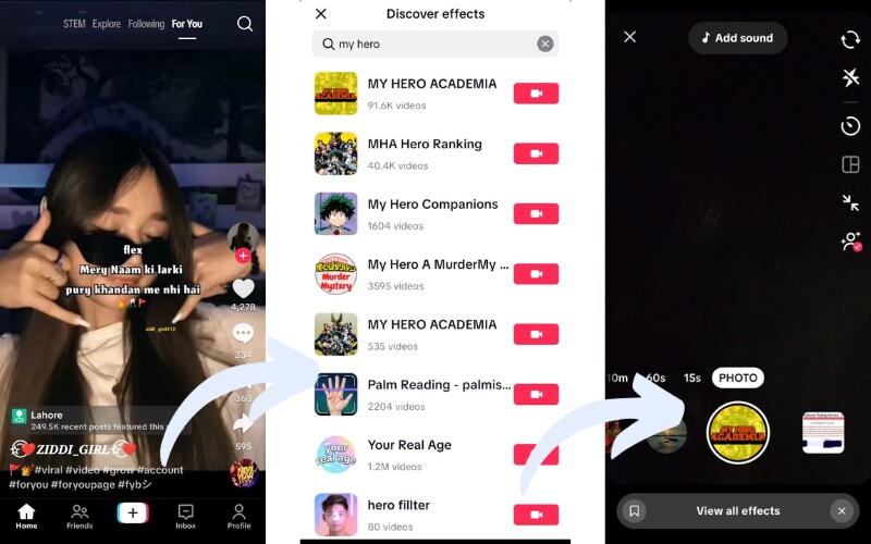 TikTok My Hero Academia Filter App