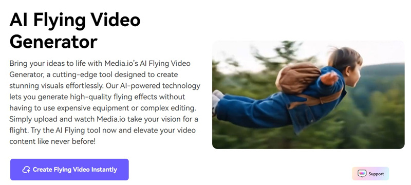 AI Flying Video - Make Yourself Fly with Media