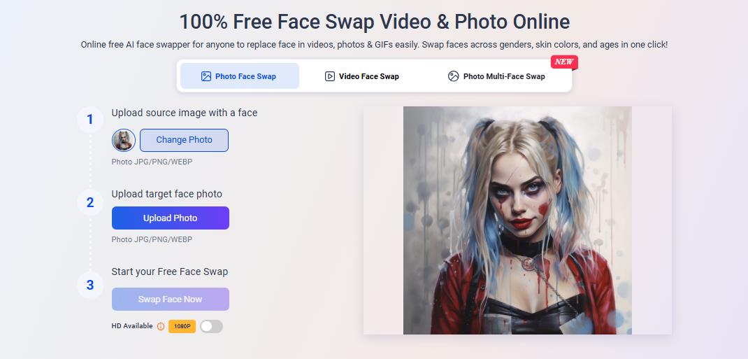 Vidwud Halloween Face Swapper