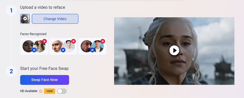 Change a Face in a Video with Multiple Faces-1