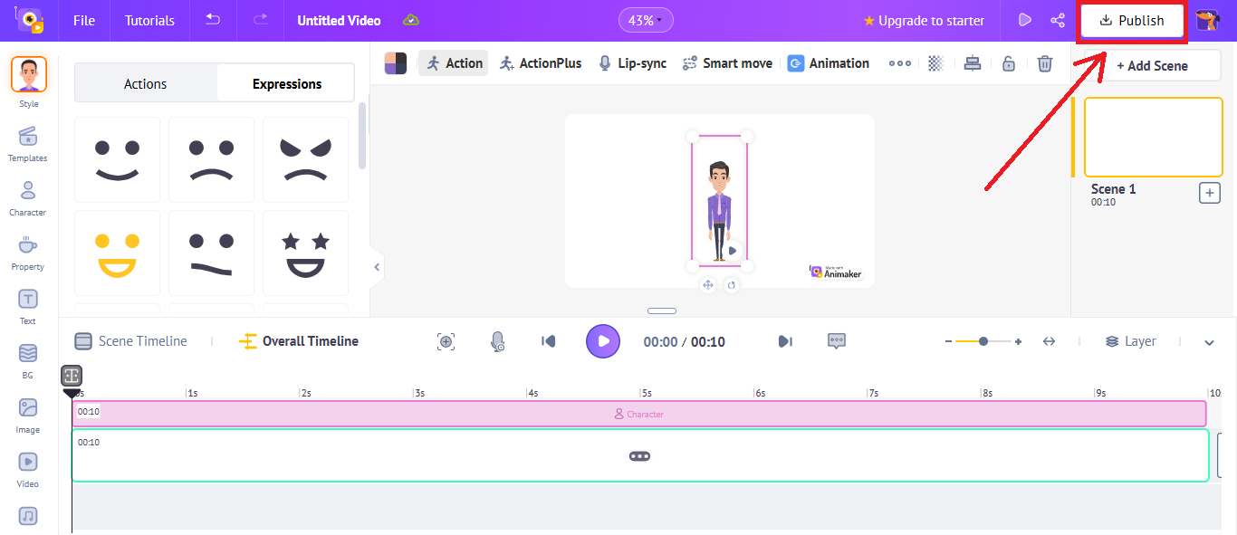 Click “Publish” Button