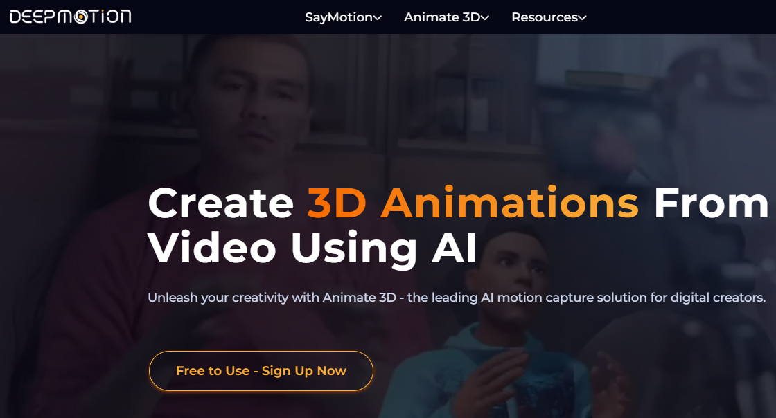 DeepMotion - Text to 3D Animation Video