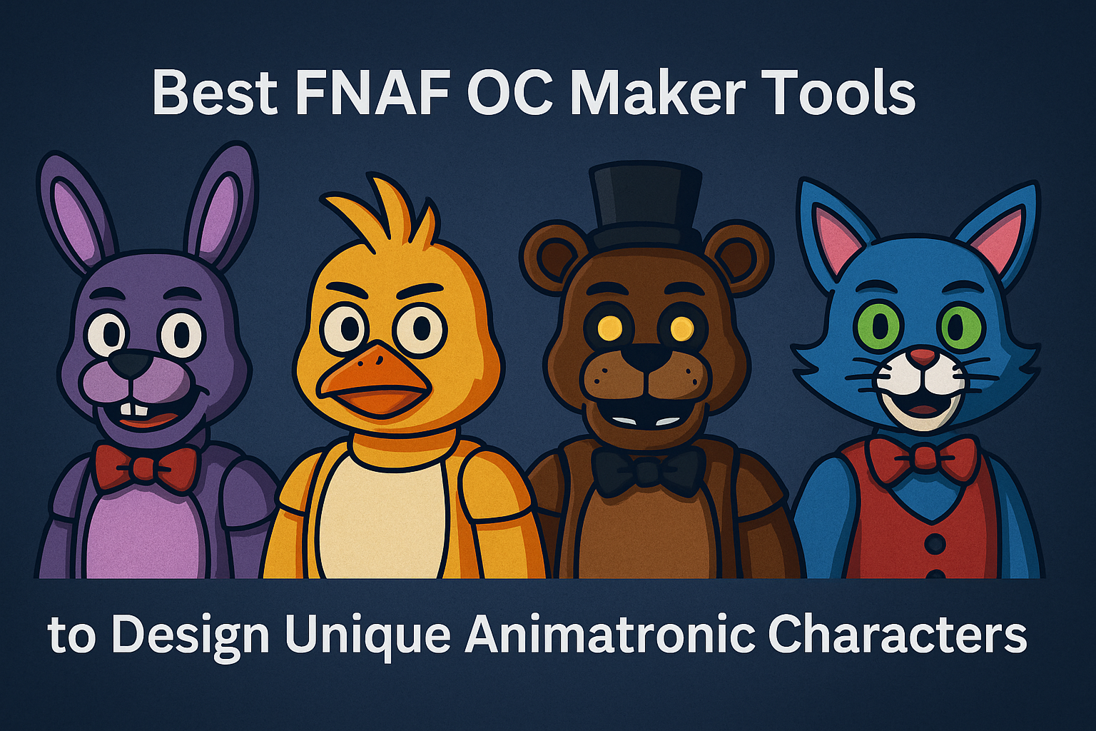 4 Best FNAF OC Makers to Craft Your Own Animatronic [Step-By-Step Guide]