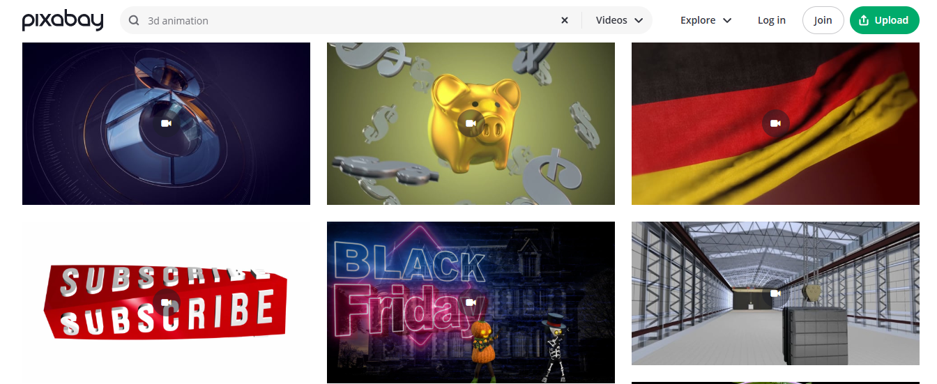 Pixabay Interface