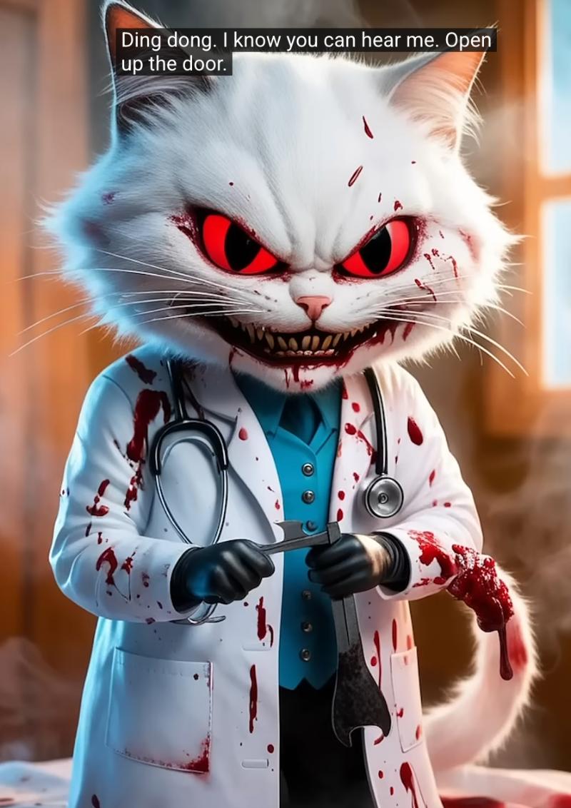 Scary Monster Cat Jumpscare Video