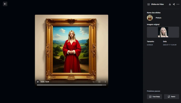 baixe e compartilhe o video de pintura ia