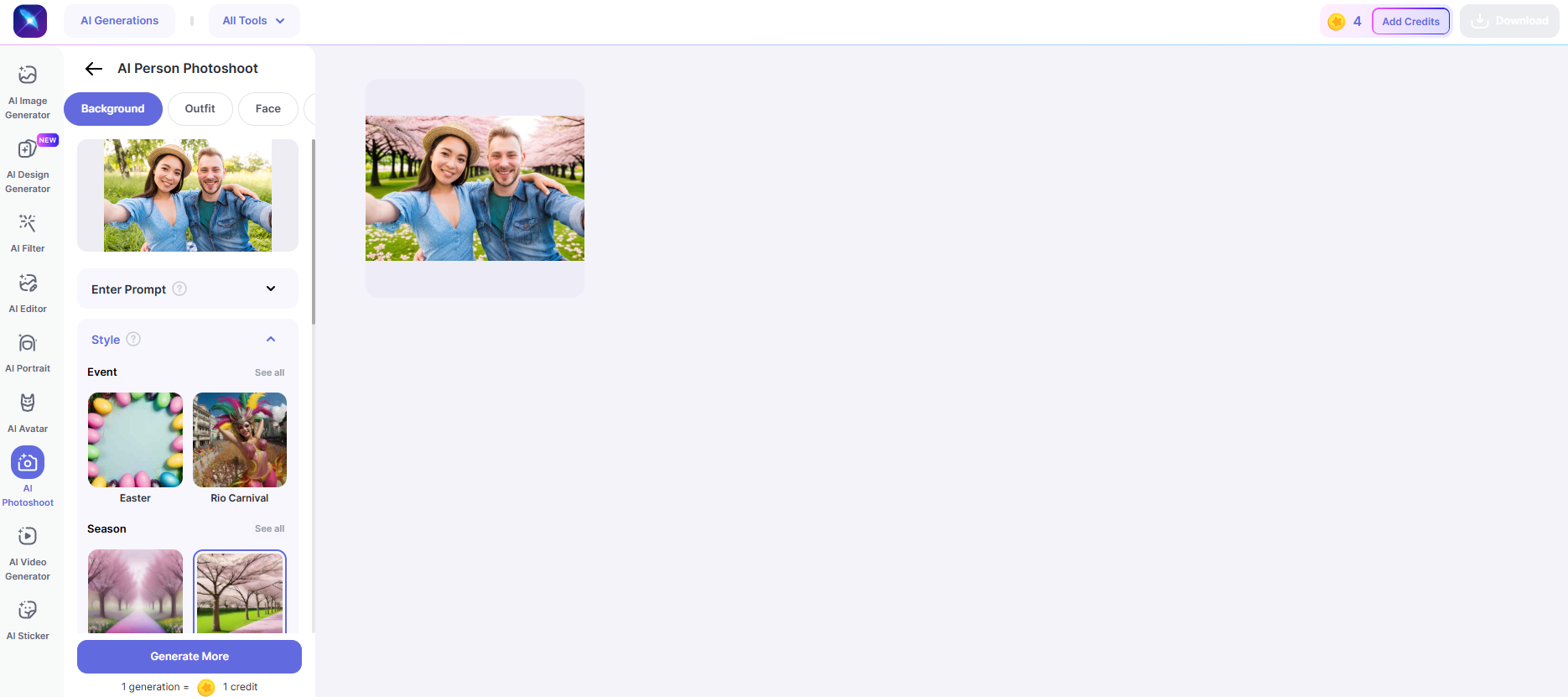 AI Couple Photo Maker Free - LightX