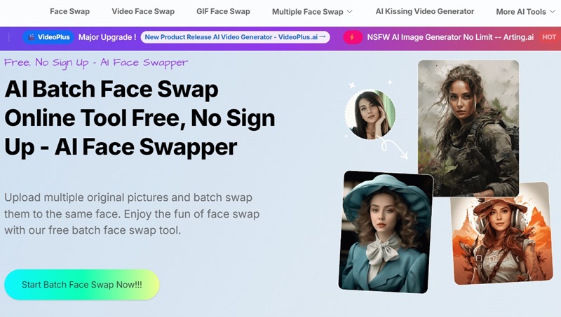 Batch Face Swap AI Face Swapper