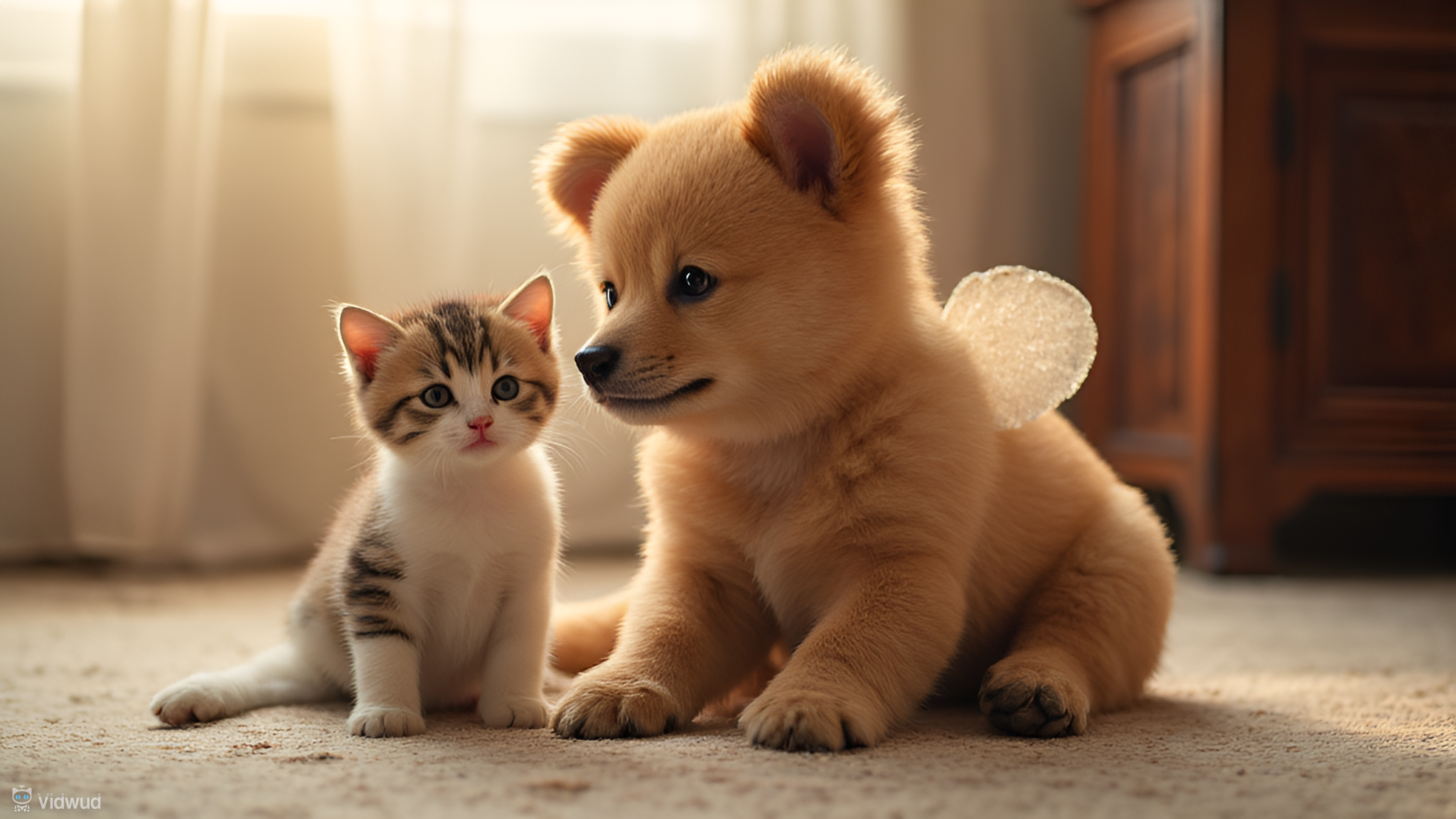 Dog with Angel Wings AI Free Example 4