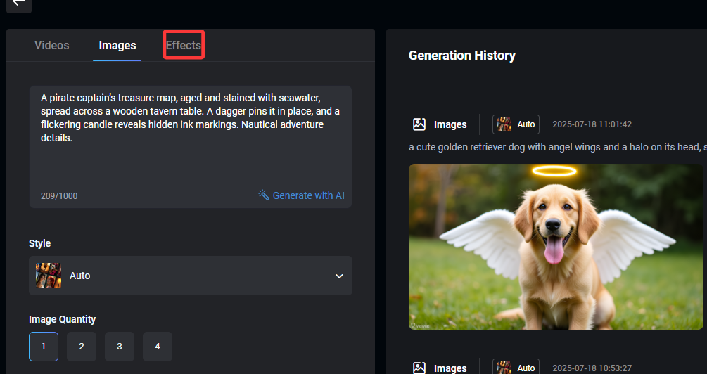 Make Dog with Angel Wings Fly