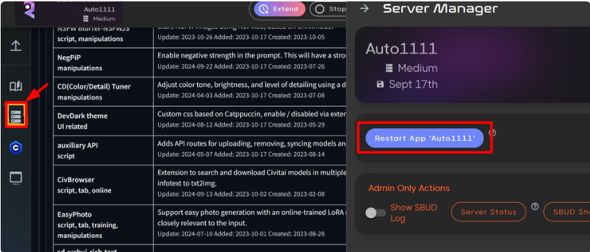 ReActor Installed And Restarted In Automatic1111 UI