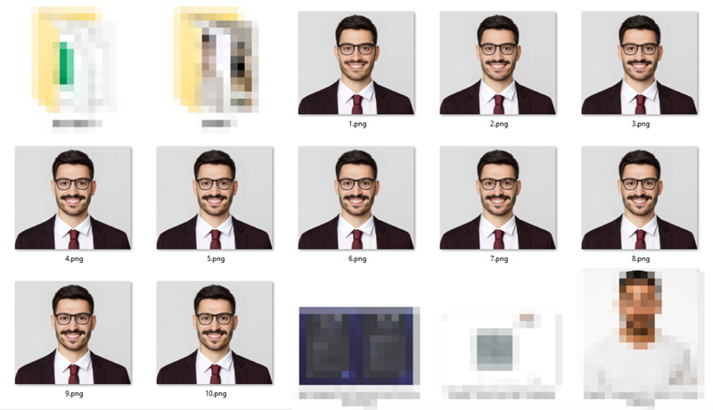 Remaker AI Face Swap Ten Times Results